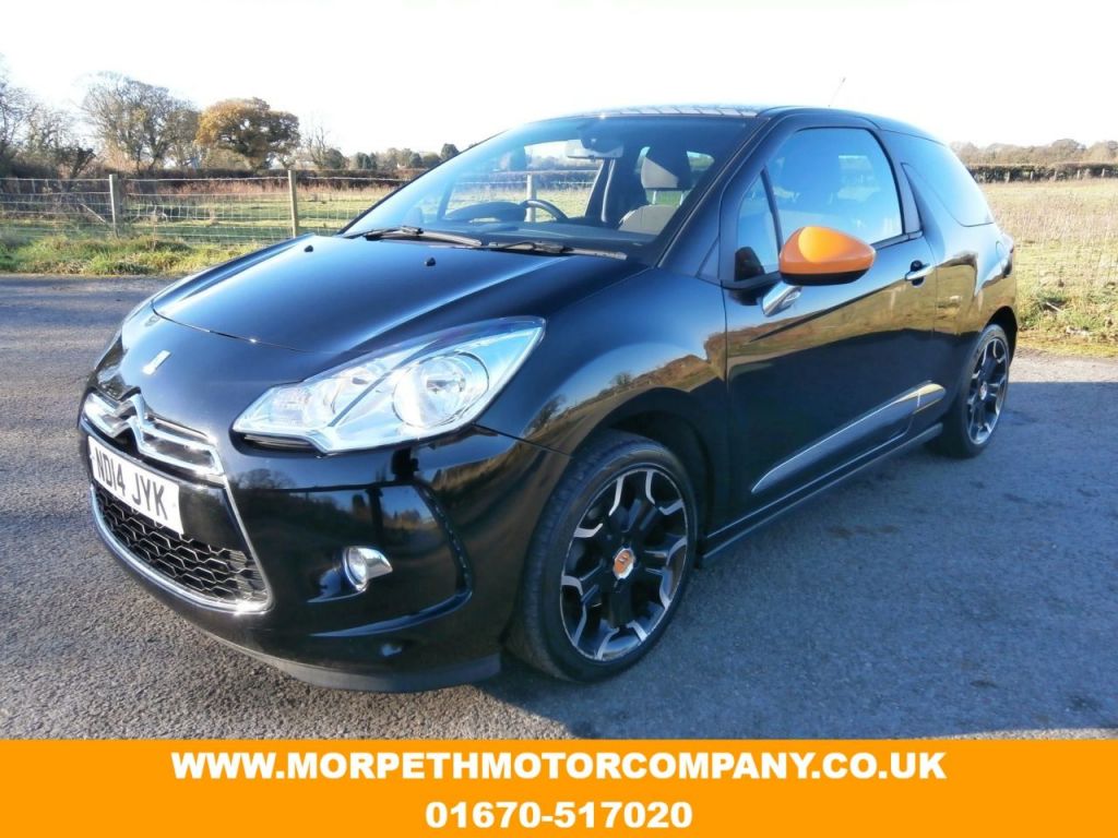 USED 2014 14 CITROEN DS3 1.2 DSIGN BY BENEFIT 3d 82 BHP **ONE OWNER WITH FULL CITROEN MAIN DEALER SERVICE HISTORY**