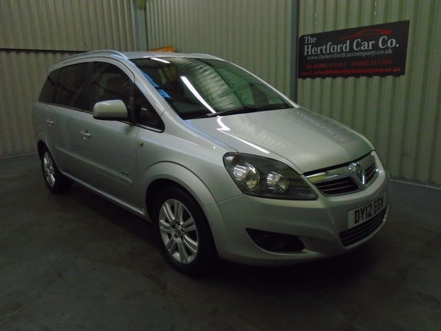 2012 12 Vauxhall Zafira 1.8 DESIGN 5d 138 BHP