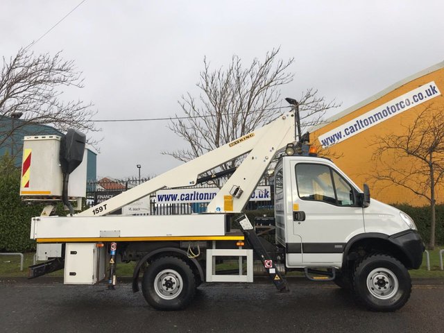 2010 10 Iveco Daily 3.0 55S17W 170 4x4 [ Cherry Picker Access Platform ] All Terrain Low Miles 17k
