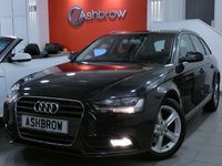 USED 2015 15 AUDI A4 AVANT 2.0 TDI ULTRA SE TECHNIK 5d 163 S/S UPGRADE HEATED FRONT SEATS, HDD SAT NAV WITH JUKEBOX & DVD PLAYBACK (MMI NAVIGATION PLUS), FULL LEATHER INTERIOR, DAB RADIO, WIRELESS LAN CONNECTION (WLAN), BLUETOOTH MOBILE PHONE PREP WITH MUSIC STREAMING, AUDI MUSIC INTERFACE FOR IPOD / USB DEVICES (AMI), FRONT & REAR PARKING SENSORS WITH DISPLAY, 1 OWNER FROM NEW, FULL SERVICE HISTORY, &pound;30 ROAD TAX (114 G/KM)