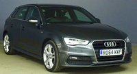 USED 2014 64 AUDI A3 1.4 TFSI S LINE 5d AUTO 148 BHP 1 OWNER WITH 29,789 MILES 1/2 LEATHER