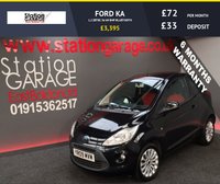 USED 2009 09 FORD KA 1.2 ZETEC 3d 69 BHP BLUETOOTH WHITE ACCENT DASH & BLUETOOTH