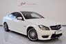 USED 2011 61 MERCEDES-BENZ C CLASS 6.2 C63 AMG EDITION 125 2d AUTO 520 BHP MSL UPGRADE DIAMOND CUT WHEELS MBSH