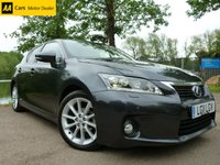 USED 2011 11 LEXUS CT 1.8 200H SE-L PREMIER 5d AUTO 136 BHP GREAT SPEC LOTS OF EXTRAS