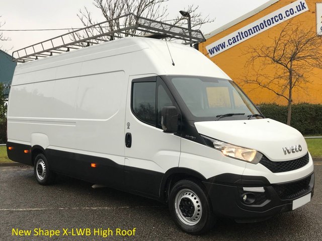 2015 15 Iveco-Ford Daily 35s13 H3 4100mm Ex High Roof [ New Shape ] Jumbo Van 2.3TD RWD Free UK Delivery