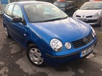 USED 2003 03 VOLKSWAGEN POLO 1.2 S 5d 63 BHP LOW MILEAGE ECONOMICAL 5 DOOR HATCHBACK - CHEAP TO INSURE