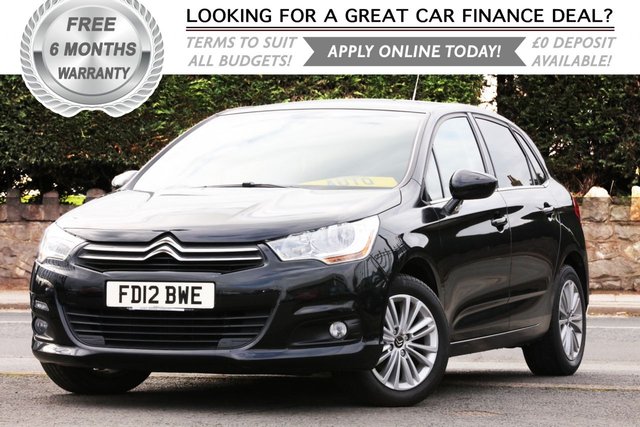 2012 12 Citroen C4 1.6 VTR PLUS 5d AUTO 118 BHP