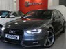 USED 2013 63 AUDI A4 2.0 TDI S LINE BLACK EDITION 4d 177 S/S UPGRADE TECHNOLOGY PACK INCLUDING MMI NAVIGATION PLUS DVD PLAYER AUDI MUSIC INTERFACE RADIO SYSTEM FOR NAV PLUS & VOICE DIALOGUE SYSTEM, UPGRADE ELECTRIC HEATED FOLDING AUTO DIMMING DOOR MIRRORS, BANG & OLUFSEN SOUND SYSTEM, CRUISE CONTROL, DAB RADIO, BLUETOOTH PHONE & MUSIC STREAMING, FRONT & REAR PARKING SENSORS WITH DISPLAY, LED XENON LIGHTS, 1 OWNER FROM NEW, FULL SERVICE HISTORY, &pound;30 ROAD TAX