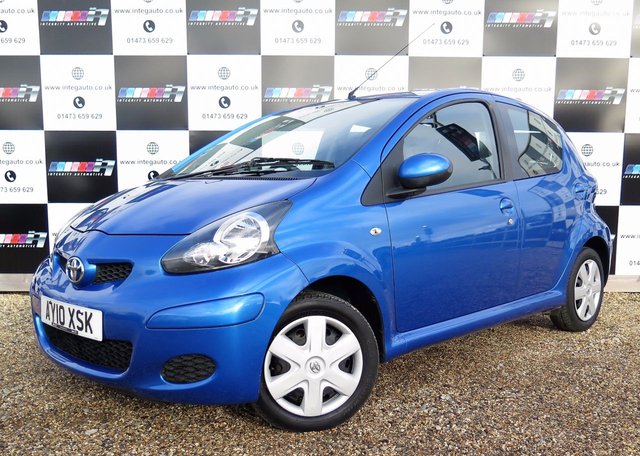 2010 10 Toyota Aygo 1.0 BLUE VVT-I 5d 67 BHP