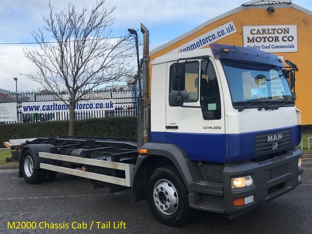 2006 06 Man M2000 LE 14,220 Chassis Cab +T/Lift [ Low Mileage ] 6sp Manual,Rear Air Free Uk Delivery LEZ 