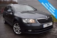 USED 2014 64 SKODA SUPERB 2.0 SE BUSINESS TDI CR 5d 138 BHP FSSH! SAT NAV! RARE MANUAL! STUNNING EXAMPLE FINISHED IN A SUPERB COLOUR!