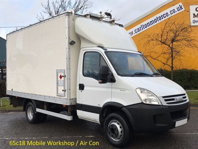 2008 08 Iveco-Ford Daily 3.0 65c18 Box [ Mobile Workshop ] Van Air Con Low Mileage DRW 