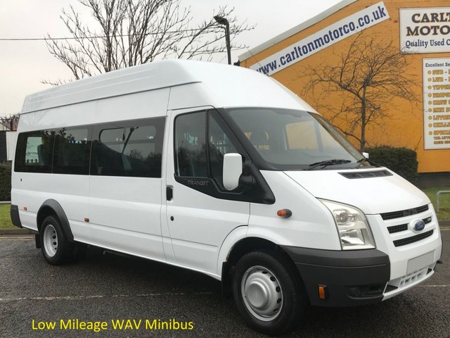 2008 58 Ford Transit 115 T460E Hi Roof WAV Minibus Wheelchair-Disabled Low Mileage Free UK Delivery