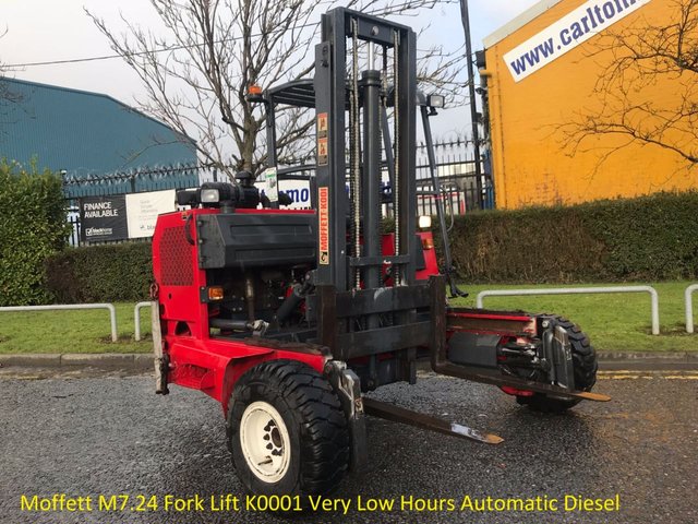 2005 55 Moffett All Models M7.24 Fork Lift K0001 Very Low Hours Automatic Diesel  E340057 Light use Ex Water Authority Free UK Delivery