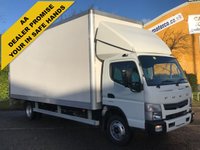 USED 2013 13 MITSUBISHI FUSO CANTER 3.0 7C15 Box Van+ Tail Lift [ Low Mileage ] Euro-5 Automatic Free UK Delivery 