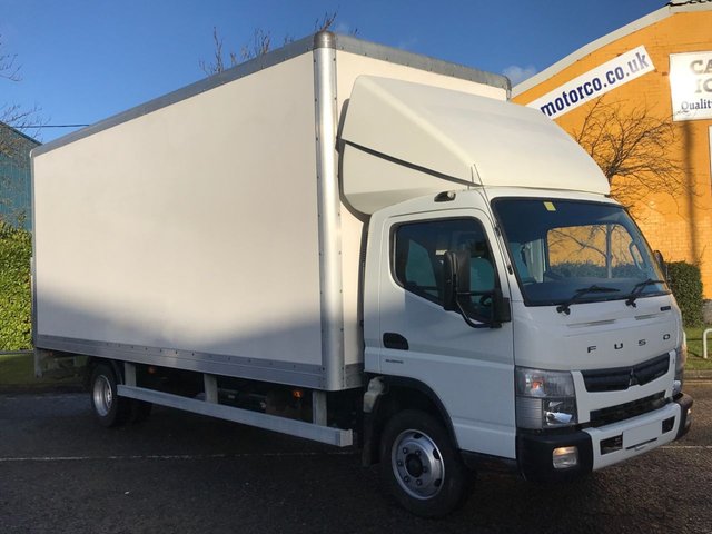 2013 13 Mitsubishi Fuso Canter 3.0 7C15 Box Van+ Tail Lift [ Low Mileage ] Euro-5 Automatic Free UK Delivery