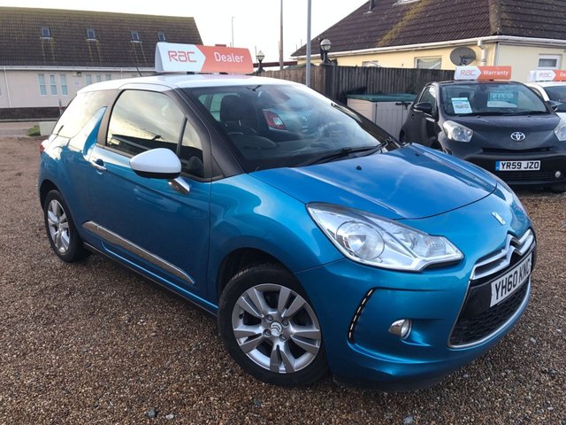 2010 60 Citroen DS3 1.6 DSTYLE 3d AUTO 120 BHP