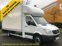 USED 2010 10 MERCEDES-BENZ SPRINTER 2.1 513 CDI Lwb Luton / Box Van T/Lift Low Mileage DRW 