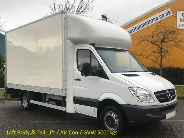 2010 10 Mercedes-Benz Sprinter 2.1 513 CDI Lwb Luton / Box Van T/Lift Low Mileage DRW