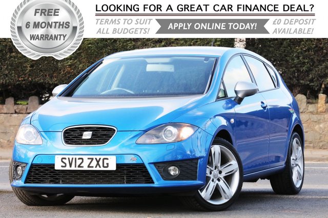 2012 12 Seat Leon 2.0 CR TDI FR PLUS 5d 168 BHP