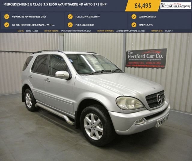 2003 03 Mercedes-Benz M Class 2.7 ML270 CDI 5d AUTO 163 BHP