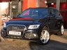 USED 2014 64 AUDI Q5 2.0 TDI QUATTRO S LINE PLUS 5d AUTO 177 S/S 1 OWNER FROM NEW, FULL SERVICE HISTORY, FULL BLACK LEATHER, NAV, JUKEBOX HDD, 19 IN SEGMENT ALLOYS, FRONT + REAR PARKING SENSORS W/ DISPLAY, BI XENON HEADLIGHTS W/ LED DRL, LED OPTIC TAIL LIGHTS, DAB, CRUISE, PRIVACY GLASS, HILL DESCENT CONTROL, BLUETOOTH W/ AUDIO STREAMING, DUAL ZONE CLIMATE A/C, WLAN, VOICE COMMAND, LEATHER MULTI FUNCTION STEERING WHEEL W/ PADDLE SHIFT, AUDI MUSIC INTERFACE, AUTO LIGHTS + WIPERS, AUTO DIMMING REAR VIEW, TRAFFIC INFO LIST, TYRE PRESSURE MONITORING SYSTEM, VAT Q
