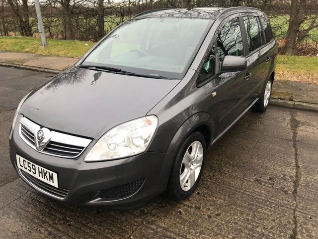 2009 59 Vauxhall Zafira 1.6 EXCLUSIV 5d 113 BHP