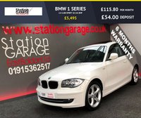 USED 2010 10 BMW 1 SERIES 2.0 118D SPORT 3d 141 BHP 17" SPORT ALLOYS, SPORT SEATS, GLASS SUNROOF