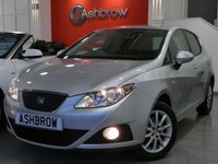 USED 2012 12 SEAT IBIZA 1.2 TDI CR ECOMOTIVE SE COPA 5d 75 S/S MANUAL 5 SPEED GEARBOX, START STOP TECHNOLOGY, FRONT FOG LIGHTS, 10 SPOKE ALLOY WHEELS, REAR SPOILER, TINTED GLASS, GREY CLOTH INTERIOR, LEATHER STEERING WHEEL, STEERING COLUMN REMOTE CONTROLS, CRUISE CONTROL, LIGHT & RAIN SENSORS WITH AUTO DIMMING REAR VIEW MIRROR, ELECTRIC FOLDING DOOR MIRRORS, ELECTRIC WINDOWS, CD HIFI, AUX INPUT, ESP TRACTION CONTROL, CLIMATE CONTROL A/C, DIS TRIP COMPUTER, 3x 3 POINT REAR SEAT BELTS, ISO FIX, FOLDING REAR SEATS.  FULL SERVICE HISTORY, &pound;0 ROAD TAX