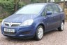 USED 2009 59 VAUXHALL ZAFIRA 1.6 LIFE 5d 113 BHP | LOW RATE FINANCE |