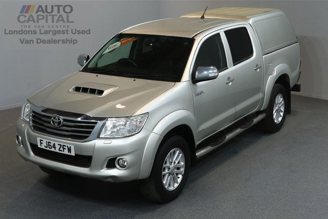 2014 64 TOYOTA HI-LUX 3.0 INVINCIBLE 4X4 D-4D DCB AUTO 169 BHP A/C LEATHER SEAT
