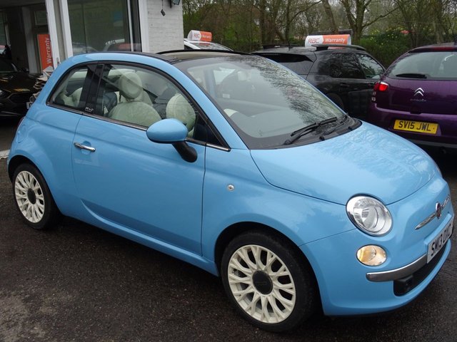 2013 13 Fiat 500 0.9 TWINAIR CONVERTIBLE LOUNGE 3d 85 BHP