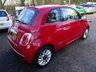 USED 2015 64 FIAT 500 0.9 TWINAIR LOUNGE 3d 85 BHP One Lady Owner from new, Comprehensive Service History (Fiat + ourselves), MOT until January 2019 (no advisories), Great on fuel economy! FREE Road Tax!