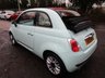 USED 2014 14 FIAT 500C 1.2 CONVERTIBLE LOUNGE 3d 69 BHP Low Mileage, Excellent Service History + Just Serviced, One Previous Owner, NEW MOT, Convertible, Great fuel economy! Only &pound;30 Road Tax!