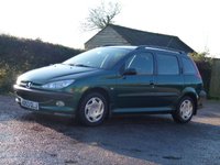 USED 2003 53 PEUGEOT 206 1.4 SW XT 5d 74 BHP www.suffolkcarcentre.co.uk