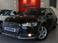 USED 2014 64 AUDI A6 AllRoad 3.0 TDI 245PS QUATTRO 5d S TRONIC S/S UPGRADE TECHNOLOGY PACK INC MMI NAVIGATION PLUS WITH DVD PLAYBACK & JUKEBOX PARKING SYSTEM PLUS FRONT & REAR AUDI MUSIC INTERFACE (AMI) & COLOUR DIS, UPGRADE HEATED FRONT SEATS, UPGRADE FRONT SPORT SEATS, UPGRADE 4 WAY LUMBAR SUPPORT, UPGRADE PHONE PREP HIGH, UPGRADE REAR VIEW CAMERA, UPGRADE ELECTRIC HEATED FOLDING DOOR MIRRORS, UPGRADE MANUAL TOW BAR, FULL BLACK LEATHER, 18 INCH ALLOYS, DAB RADIO, BLUETOOTH PHONE & MUSIC, WIRELESS LAN, FULL AUDI SERVICE HISTORY