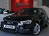 USED 2014 64 AUDI A3 SPORTBACK 2.0 TDI S LINE 5d 150 S/S DAB RADIO, BLUETOOTH PHONE & MUSIC STREAMING, AUDI MUSIC INTERFACE FOR IPOD / USB DEVICES (AMI), LED XENON LIGHTS, FRONT FOG LIGHTS, HEADLAMP WASHERS, 18 INCH 10 SPOKE ALLOYS, BLACK 1/2 LEATHER, SPORT SEATS, LEATHER FLAT BOTTOM MULTI FUNCTION STEERING WHEEL, DUAL CLIMATE AIR CON, 1 OWNER FROM NEW, AUDI SERVICE HISTORY, &pound;20 ROAD TAX (106 G/KM)