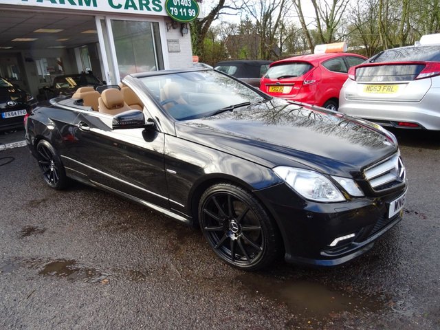2011 61 Mercedes-Benz E Class 1.8 E250 CGI BLUEEFFICIENCY SPORT ED125 2d AUTOMATIC CONVERTIBLE 204 BHP