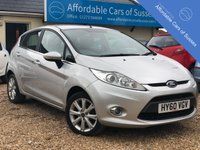 USED 2010 60 FORD FIESTA 1.4 ZETEC 16V 5d 96 BHP Immaculate Example with Parking Sensors, USB & AUX