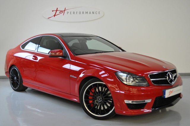 2013 62 Mercedes-Benz C Class 6.2 C63 AMG 2d AUTO 487 BHP PERFORMANCE PACK FIRE OPAL