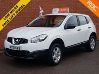 USED 2010 10 NISSAN QASHQAI 1.6 VISIA 5 DOOR   ***LOW MILES*** DECEMBER MOT - SERVICE HISTORY