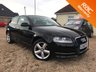 USED 2011 60 AUDI A3 1.6 MPI TECHNIK 3d 101 BHP Low Mileage, FSH, new cambelt, metallic black