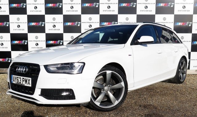2013 63 Audi A4 2.0 AVANT TDI S LINE BLACK EDITION 5d 174 BHP