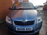USED 2008 08 SKODA FABIA 1.4 LEVEL 2 TDI 5 DOOR  FULL MOT - SERVICE HISTORY