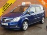 USED 2006 56 VAUXHALL ZAFIRA 1.8 SRI PLUS XP EXTERIOR PACK  16V 5d 139 BHP FULL MOT - LOW MILES