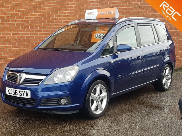 2006 56 Vauxhall Zafira 1.8 SRI PLUS XP EXTERIOR PACK  16V 5d 139 BHP