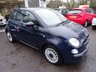 USED 2012 12 FIAT 500 0.9 TWINAIR LOUNGE 3d 85 BHP Rare 'Rock and Roll' Blue, Low Mileage, Comprehensive Fiat Service History + Just Serviced by ourselves, MOT until September 2018 (no advisories), One Previous Owner, Excellent fuel economy! FREE Road Tax!