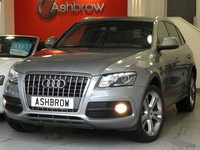 USED 2012 12 AUDI Q5 2.0 TDI QUATTRO S LINE SPECIAL EDITION 5d AUTO 170 S/S 20 INCH 'OFF ROAD' DESIGN ALLOYS, FULL BLACK MILANO LEATHER W/ SPORTS FRONT SEATS, BI XENONS W/ LED DRL, BLUETOOTH, DAB, ELECTRIC TAILGATE, TINTED REAR WINDOWS, AUX IN FOR IPOD/MP3, SD CARD READER X1, BANG & OLUFSEN + FACTORY SUBWOOFER UNDER BOOT CARPET, SPEECH DIALOGUE SYSTEM, REAR PARKING SENSORS, HILL DESCENT CONTROL, LEATHER 3 SPOKE MULTI FUNCTION STEERING WHEEL W/ PADDLE SHIFT, AUTO DIM REAR VIEW, AUTO LIGHTS + WIPERS, QUATTRO 4X4,DIS TRIP COMPUTER W/ DIGITAL SPEED DISPLAY, ELEC HTD MIRRORS