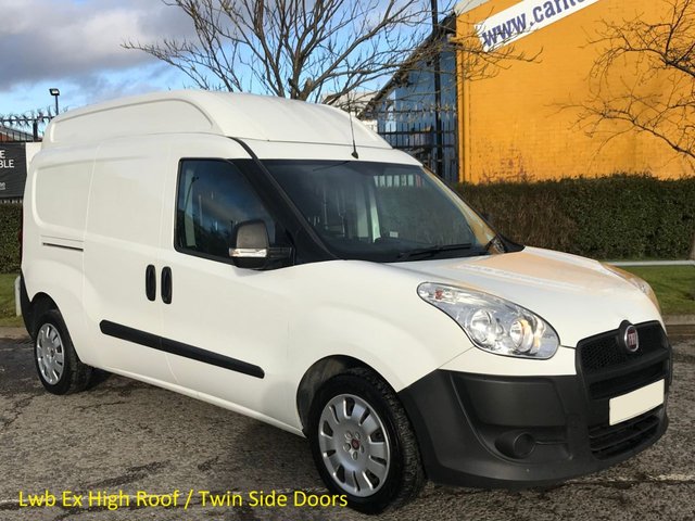 2013 13 Fiat Doblo XL Cargo 1.6JTD 16v 105 Multijet High Roof Van Twin SLD AA Dealer Promise Free UK Delivery