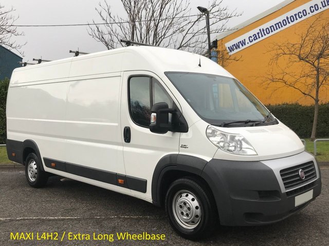 2014 14 Fiat Ducato 2.3JTD 130 Multijet 35 MAXI L4H2 XLWB Ex Lease, AA Dealer Promise Delivery T,B,A